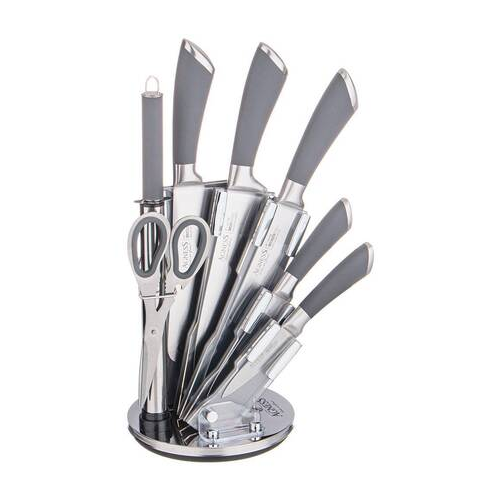 Набор ножей Монблан на пластиковой вращающейся подставке, 8 пр. 911-499 Agness