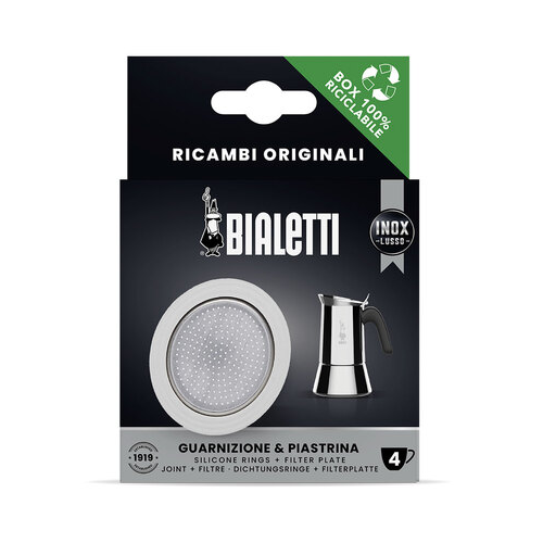 Уплотнитель и фильтр для стальной кофеварки на 4 порции 0800411/NP Bialetti