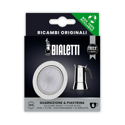 Уплотнитель и фильтр для стальной кофеварки на 6 порций 0800412/NP Bialetti