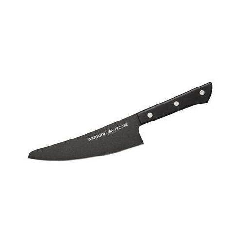 Нож малый Шеф Shadow с покрытием Black-coating, 16.6 см SH-0083/K Samura
