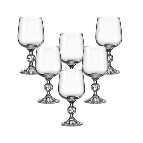 Набор бокалов для вина Sterna/Klaudie (230 мл), 6 шт. 16600 Crystalite Bohemia