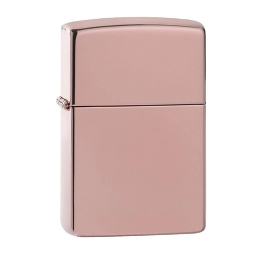 Зажигалка Classic с покрытием High Polish Rose Gold, 38x13x57 мм, розовое золото 49190 ZIPPO