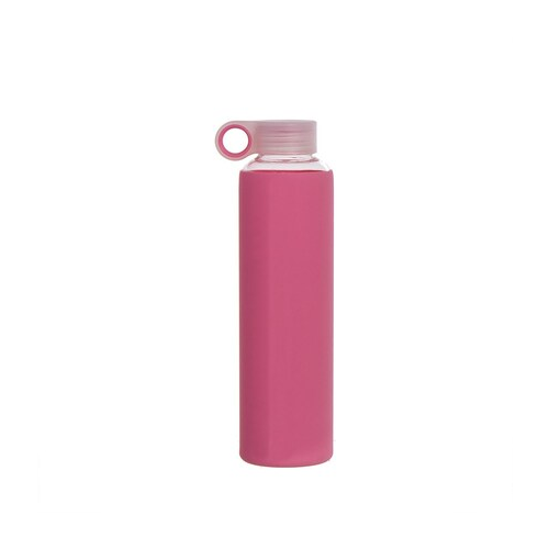 Бутылка для воды Rosa (600 мл), 24.5х7.2 см, розовая 2682188 D'casa
