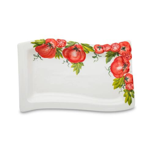 Блюдо прямоугольное Томаты, 25х12 см EDW-8012T Edelweiss