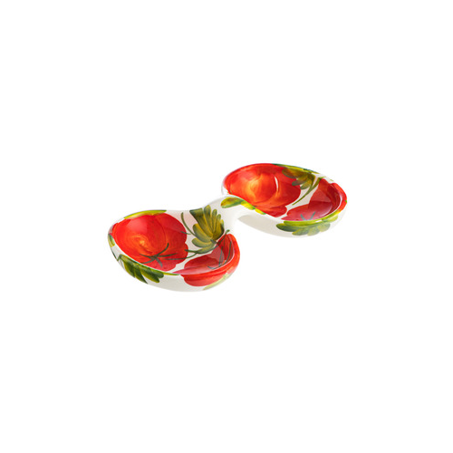 Менажница двухсекционная Томаты, 20х13 см EDW-3008R-tomato Edelweiss