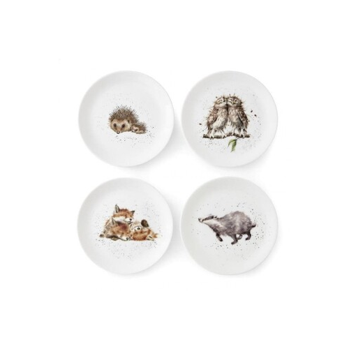 Тарелка закусочная Забавная фауна Сова, 21 см RWC WNB5658-XB/4 Royal Worcester