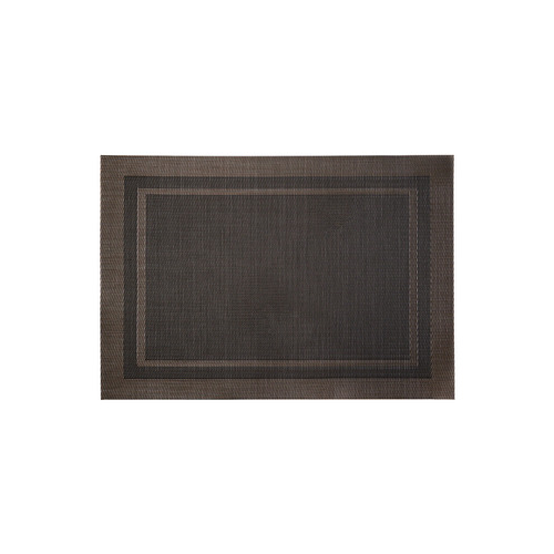 Салфетка подстановочная прямоугольная Art Frame, 48х33 см, двусторонняя, черная WO1043 WO HOME