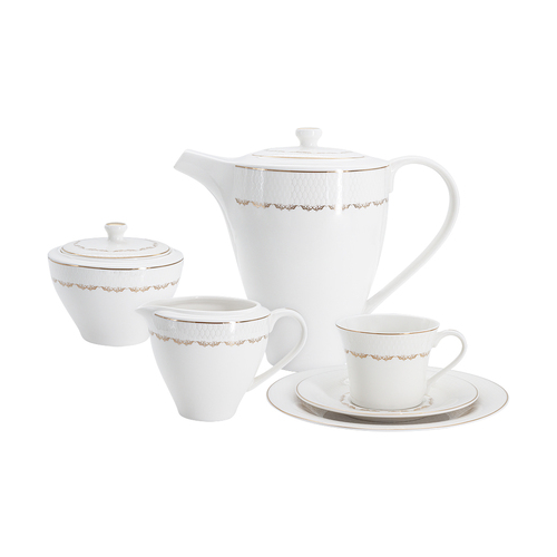 Чайный сервиз Мираж, на 6 персон, 21 пр. AL-8228G/21-E12 Anna Lafarg