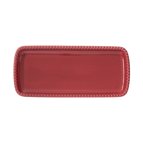 Блюдо прямоугольное Tiffany, 36х16 см, бургунди EL-R2714/TIBR Easy Life