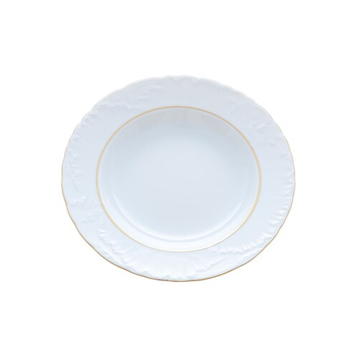 Набор глубоких тарелок Rococo с золот.полос., 22.5 см, 6 шт. 59845 Repast