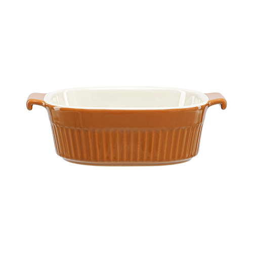 Блюдо для запекания Soft Ripples, 20х16.5 см, карамельное LJ000066 Liberty Jones