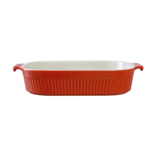 Блюдо для запекания Soft Ripples, 29.2х18.2 см, красное LJ000064 Liberty Jones