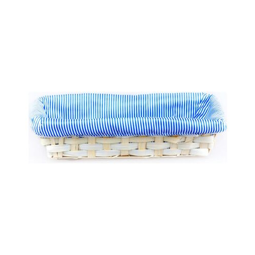 Корзинка для хранения прямоугольная Lacy, 24x10x6 см, синяя 22702030 Walmer