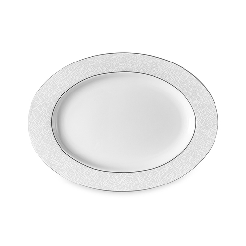 Блюдо овальное Белый жемчуг, 32 см NAR-52457-1221 Narumi