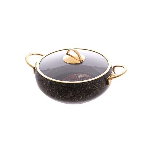 Кастрюля Elite Royal Gold (4 л), 24 см, черная 61825 Repast