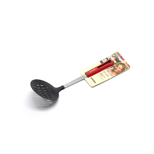 Шумовка Soft touch, 35 см, красная ED152 Едим Дома