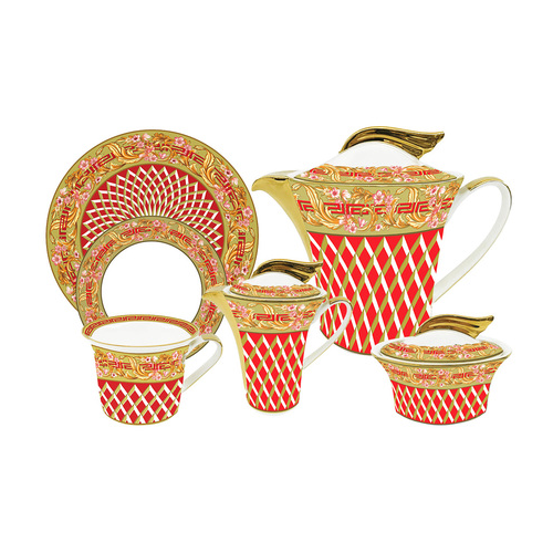 Чайный сервиз Аурелия, 6 персон, 21 пр. RC9-21TS-869 Royal Crown