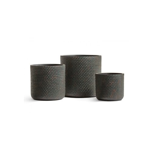 Кашпо Treez Ergo Orien Metal Цилиндр, 38х37 см, окись с медной патиной 41.1020-0042-GCP-38 Treez