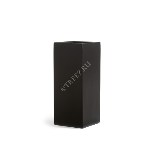 Кашпо Treez Effectory Black Stone Высокий куб, 97х31х31 см, антрацит 41.33-12-22-086-BLCK-097 Treez