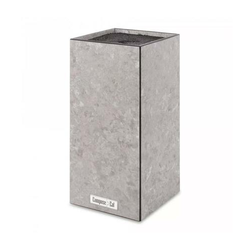 Подставка для кухонных ножей Elegance, 11х11х24 см, белый камень PDN114057OA4 ComposeEat