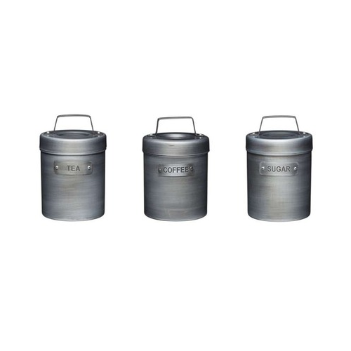Набор емкостей для хранения Tea Coffee Sugar (1 л), 17х9 см, 3 шт. INDTCSSET Kitchen Craft