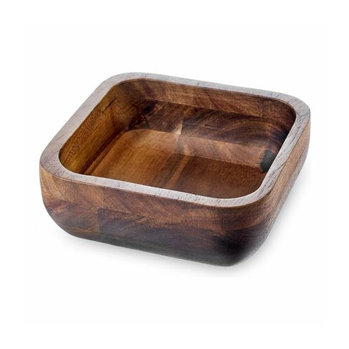 Миска квадратная Organic, 15х15 см, темное дерево W37000935 Walmer