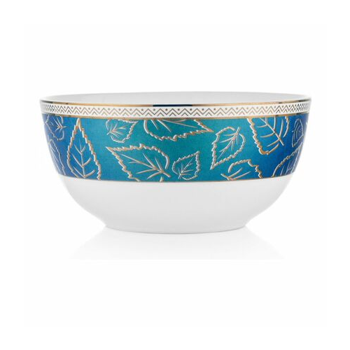 Миска Golden Leaves (625 мл), 14 см, зеленая W37001037 Walmer