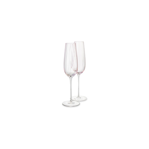 Набор бокалов для шампанского Round UP Dusty Rose (200 мл), 2 шт., розовый ND32007_1204820 Nude Glass