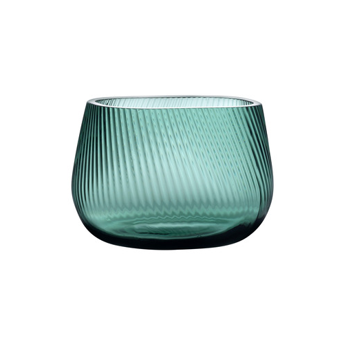 Ваза интерьерная Опти, 20х18 см, бирюзовая ND38230_1107352 Nude Glass