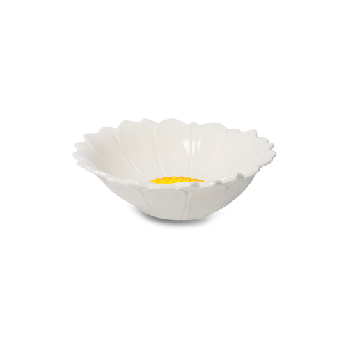 Салатник 3D Маргаритка, 21х6 см, белый EDW-715D Edelweiss