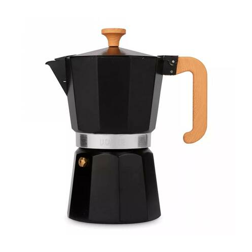 Кофеварка гейзерная La Cafetiere (290 мл), на 6 порций, черная LCVEN6CPBLKW Kitchen Craft