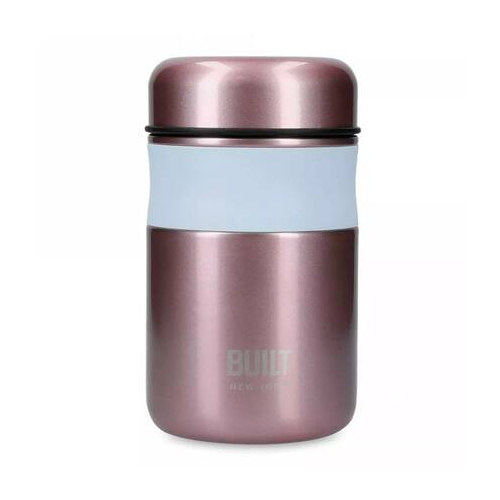 Термос для еды Built (490 мл), 15.5х9 см, розовый BLTJAR490LPNK Kitchen Craft