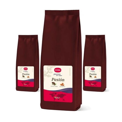Кофе в зернах Pasion promo pack (3 x 250 г) Кофе Pasion 250 x3 Nivona