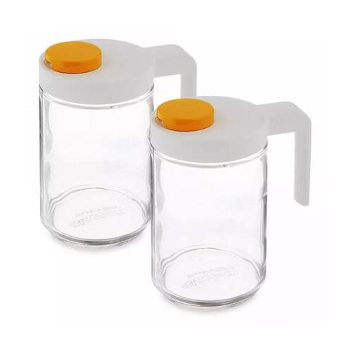 Набор стеклянных контейнеров для масла и соусов (600 мл), 2 шт. IP608S-2 Glasslock