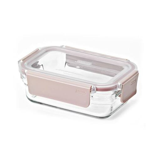 Контейнер прямоугольный Sandy pink (390 мл), 15.4х10.6 см MRRT-039P Glasslock