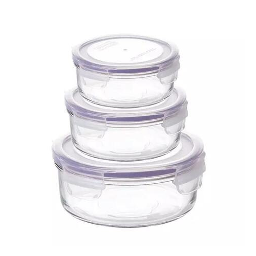 Набор контейнеров круглых Purple, 3 шт. MCCBSET-205 Glasslock