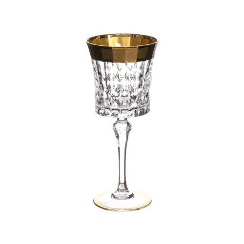 Набор бокалов для вина Lady Diamond матовая полоса (270 мл), 6 шт. 60659 AS Crystal
