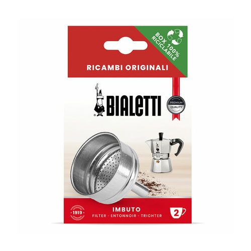Воронка для алюминиевых кофеварок на 2 чашки 0800132 Bialetti