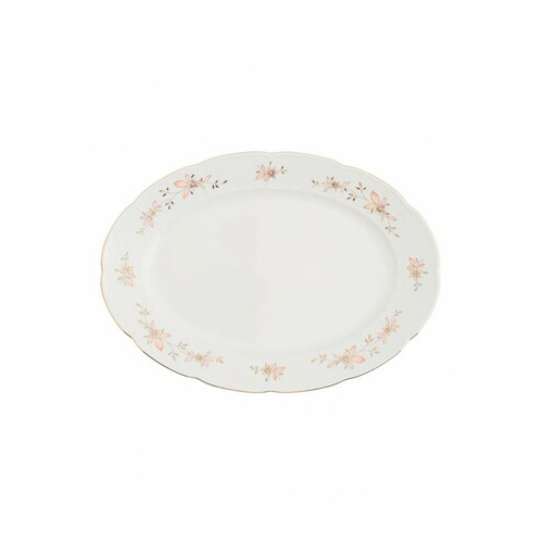 Блюдо овальное Menuet Золотые ветки, отводка золото, 32 см P1580911JQZ7212900 Thun