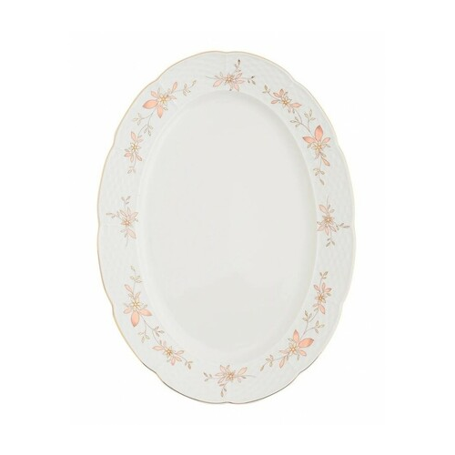 Блюдо овальное Menuet Золотые ветки, отводка золото, 36 см P1580915JQZ7212900 Thun