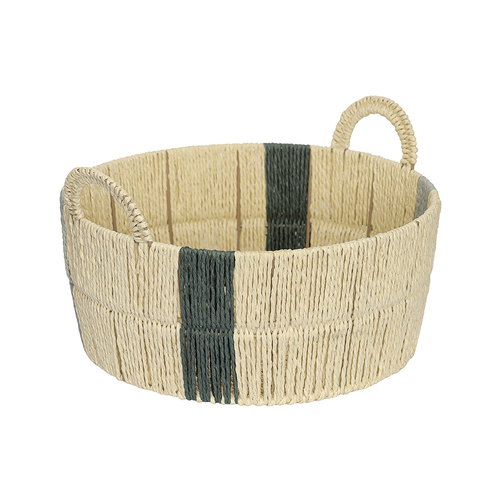 Корзина плетеная круглая Bodhran Sage Ethnic, размер M TK24-ST_BA0026 Tkano