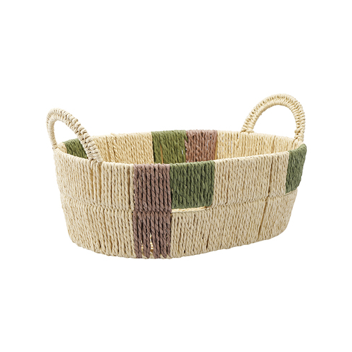 Корзина плетеная овальная Bodhran Nature Ethnic, размер M TK24-ST_BA0014 Tkano