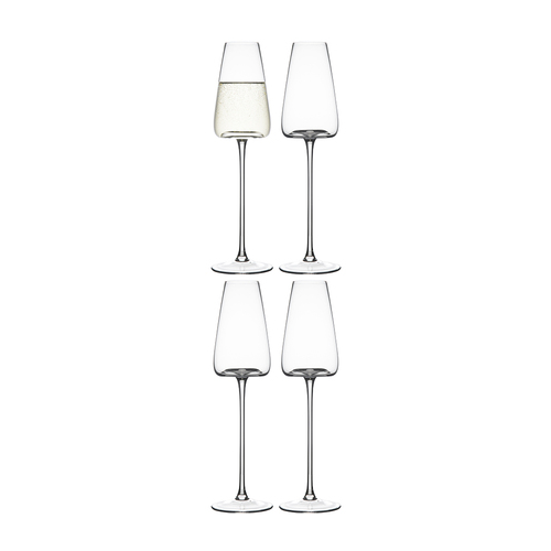 Набор бокалов для шампанского Sheen (240 мл), 4 шт. HM-LJ-SH-CHGLS240-4 Liberty Jones