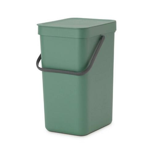 Ведро для мусора встраиваемое Sort&Go (12 л), 35.1 см, темно-зеленое 129803 Brabantia