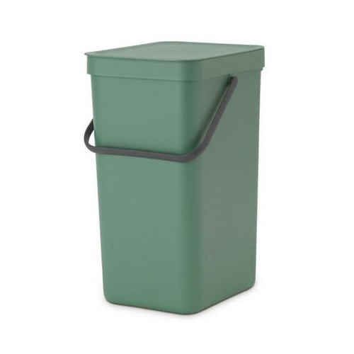 Ведро для мусора встраиваемое Sort&Go (16 л), 40.1 см, темно-зеленое 129827 Brabantia
