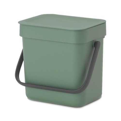 Ведро для мусора встраиваемое Sort&Go (3 л), 17 см, темно-зеленое 129865 Brabantia