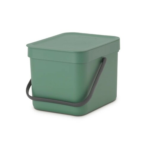 Ведро для мусора встраиваемое Sort&Go (6 л), 18.1 см, темно-зеленое 129841 Brabantia