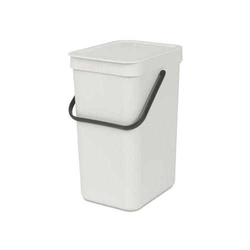 Ведро для мусора встраиваемое Sort&Go (12 л), 35.1 см, светло-серое 213281 Brabantia