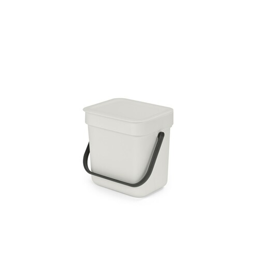 Ведро для мусора встраиваемое Sort&Go (3 л), 18.1 см, светло-серое 213229 Brabantia