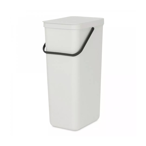 Ведро для мусора встраиваемое Sort&Go (40 л), 62 см, светло-серое 214424 Brabantia